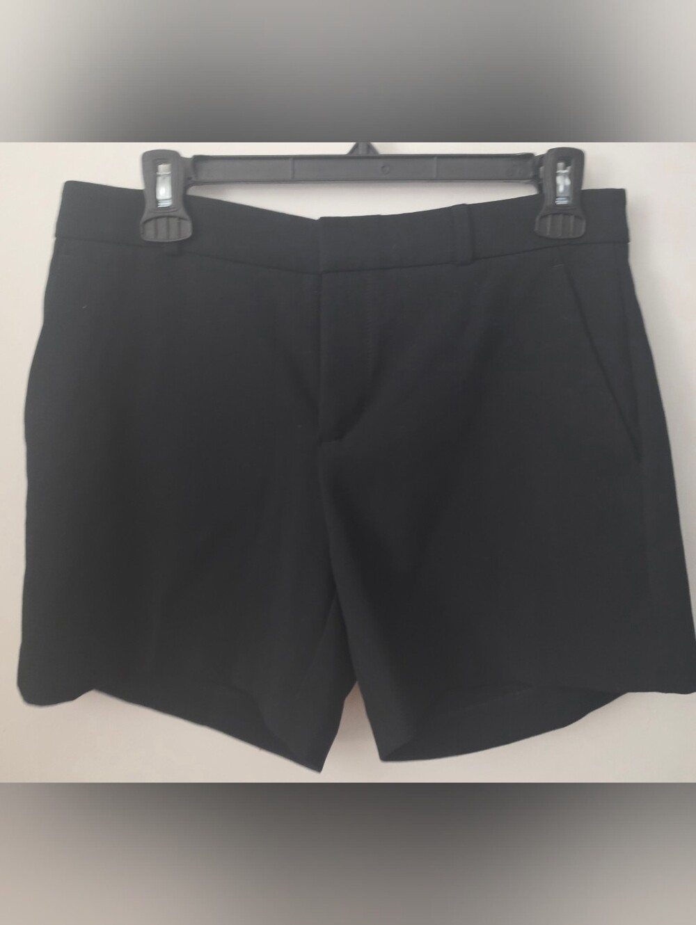 Banana Republic Black High-Waist Dress Shorts